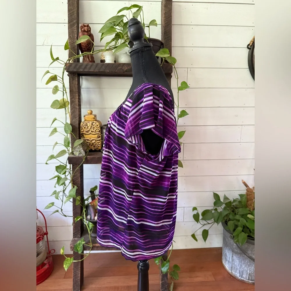 Worthington brushed purple